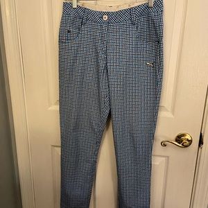 Women’s Plaid Puma Golf Pants